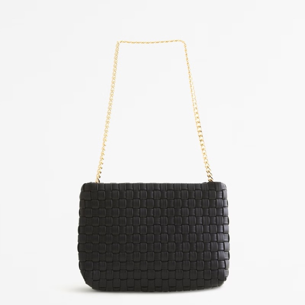 Abercrombie & Fitch Mini Vegan Leather Chain Bag